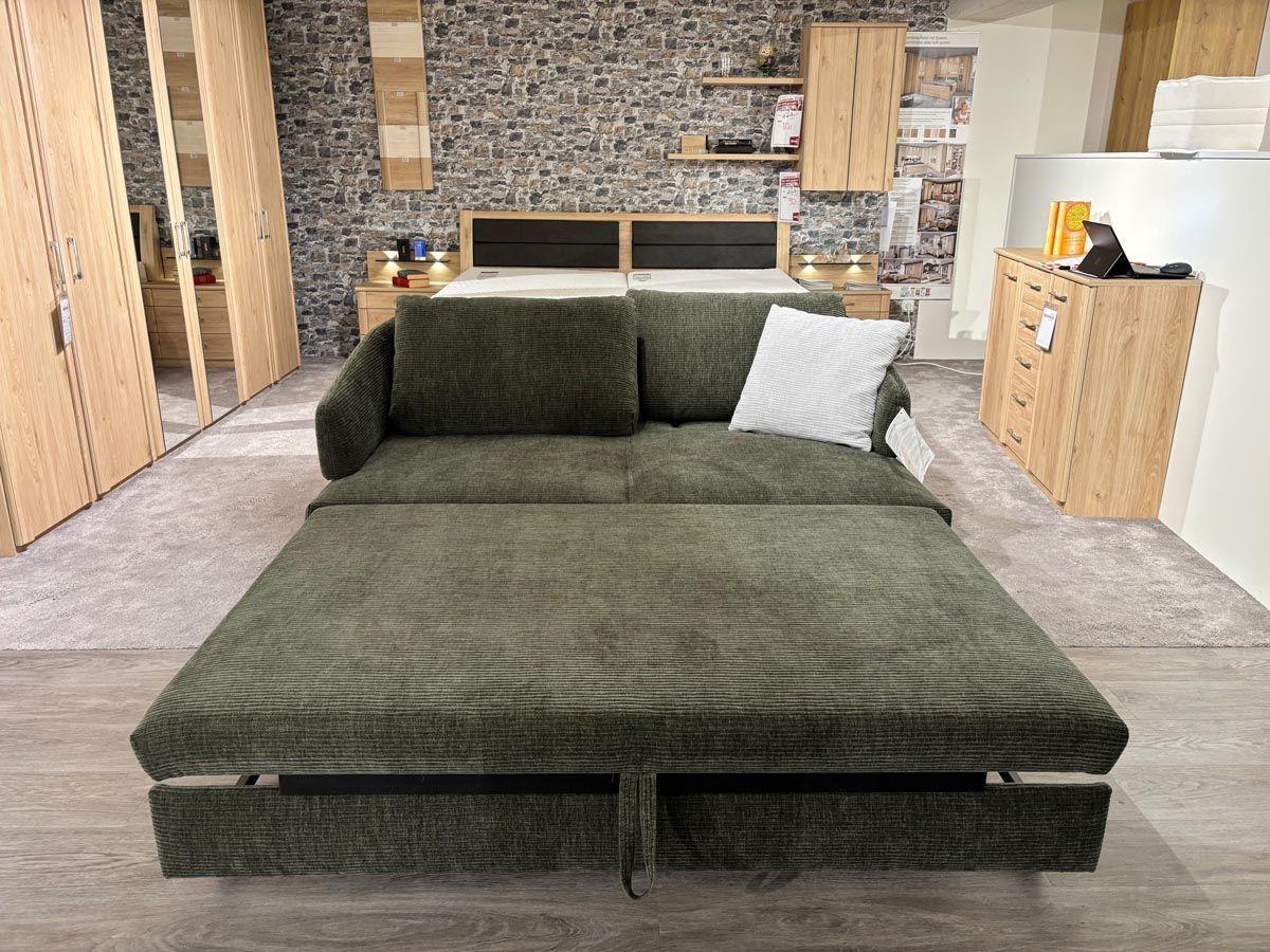 Schlafsofa "Emilia" Lattenrost und Kaltschaum im Sitz und Fußteil.