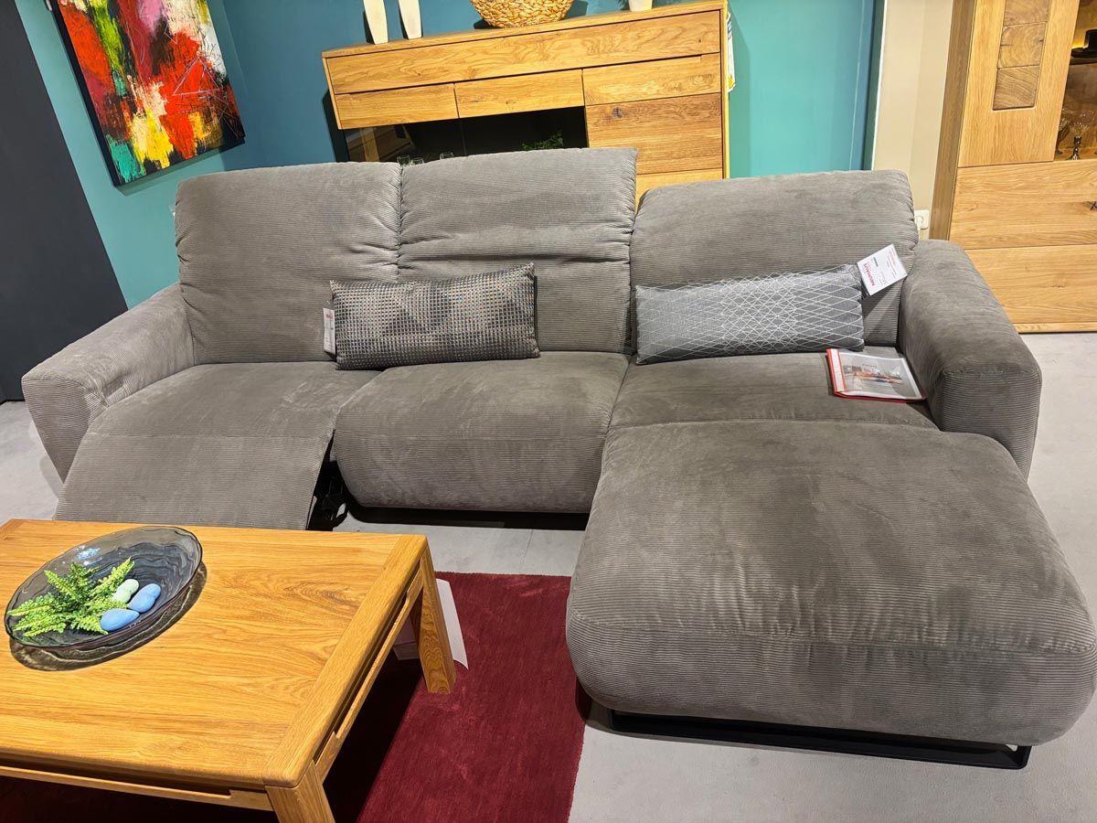 Garnitur "Elkins" Bezug: Feincord Grau.