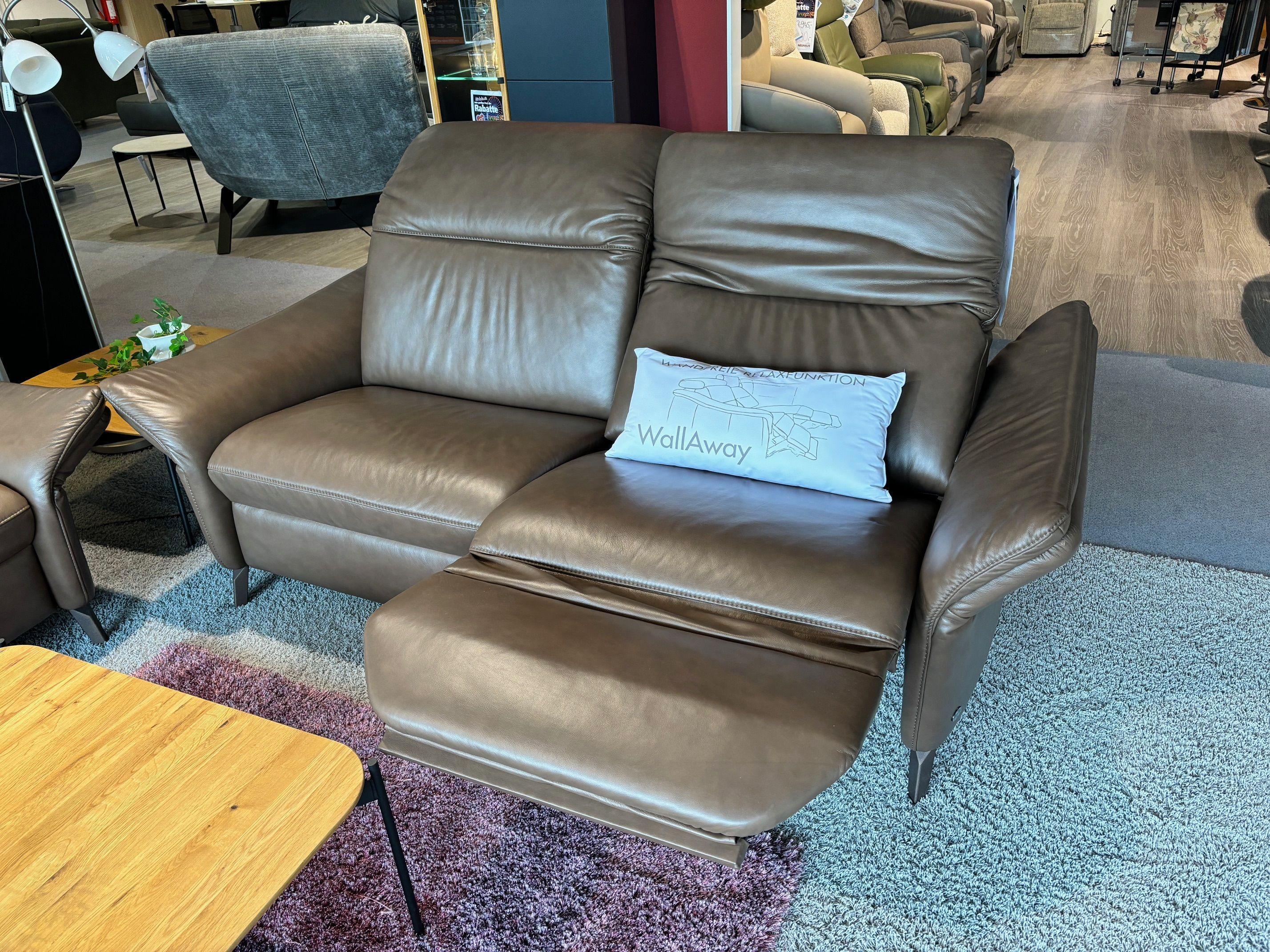 Polstergarnitur 1056 Leder: Longlife zigarre, Gr. 31