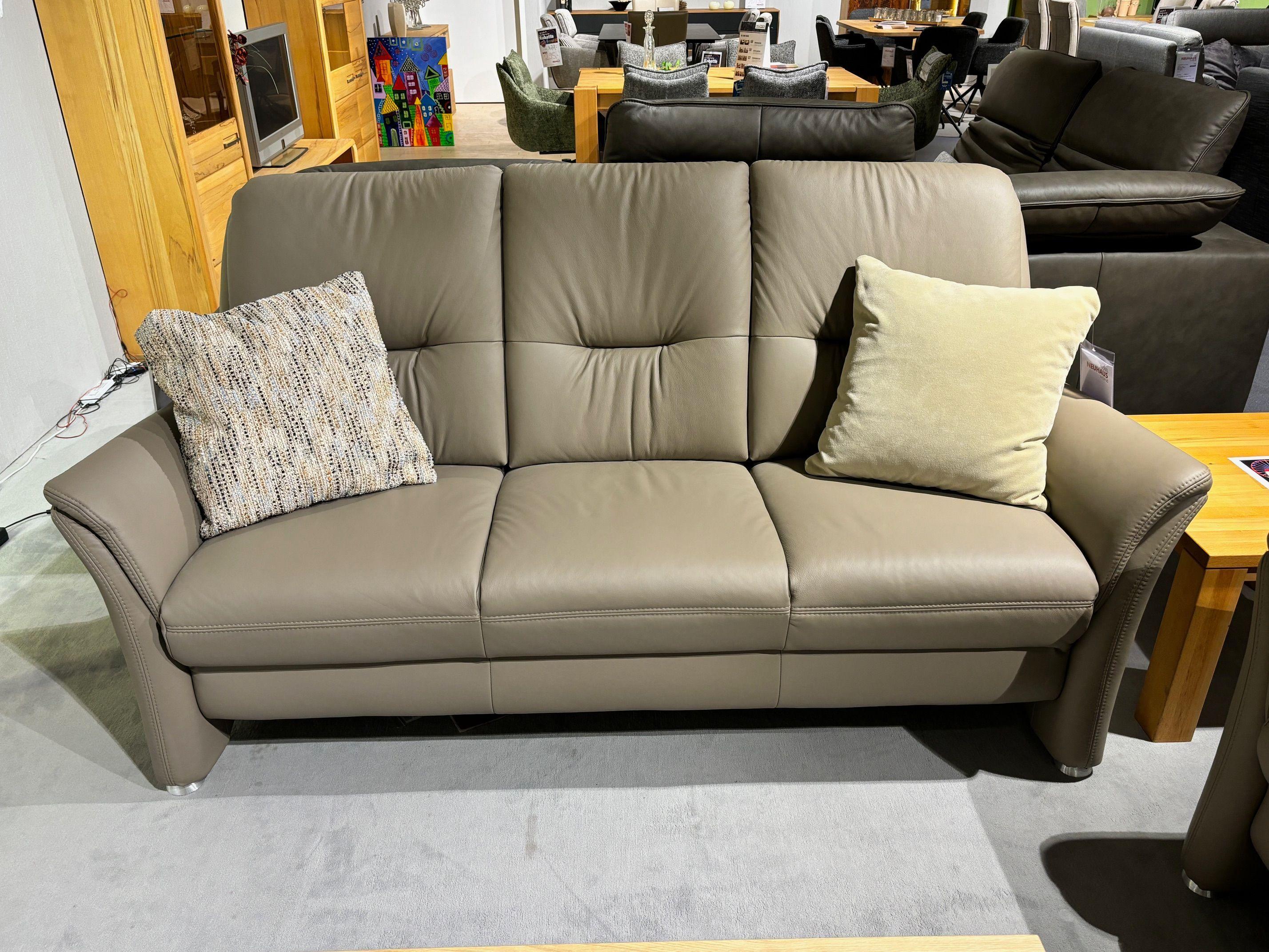 Polstergarnitur Loris Leder: Vivre artischocke, Gr. 120.