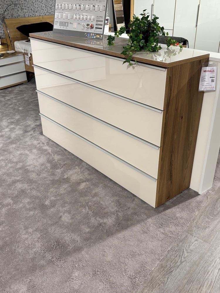 Kommode "Sinfonie Plus" Trentino Eiche mit Griffleiste.